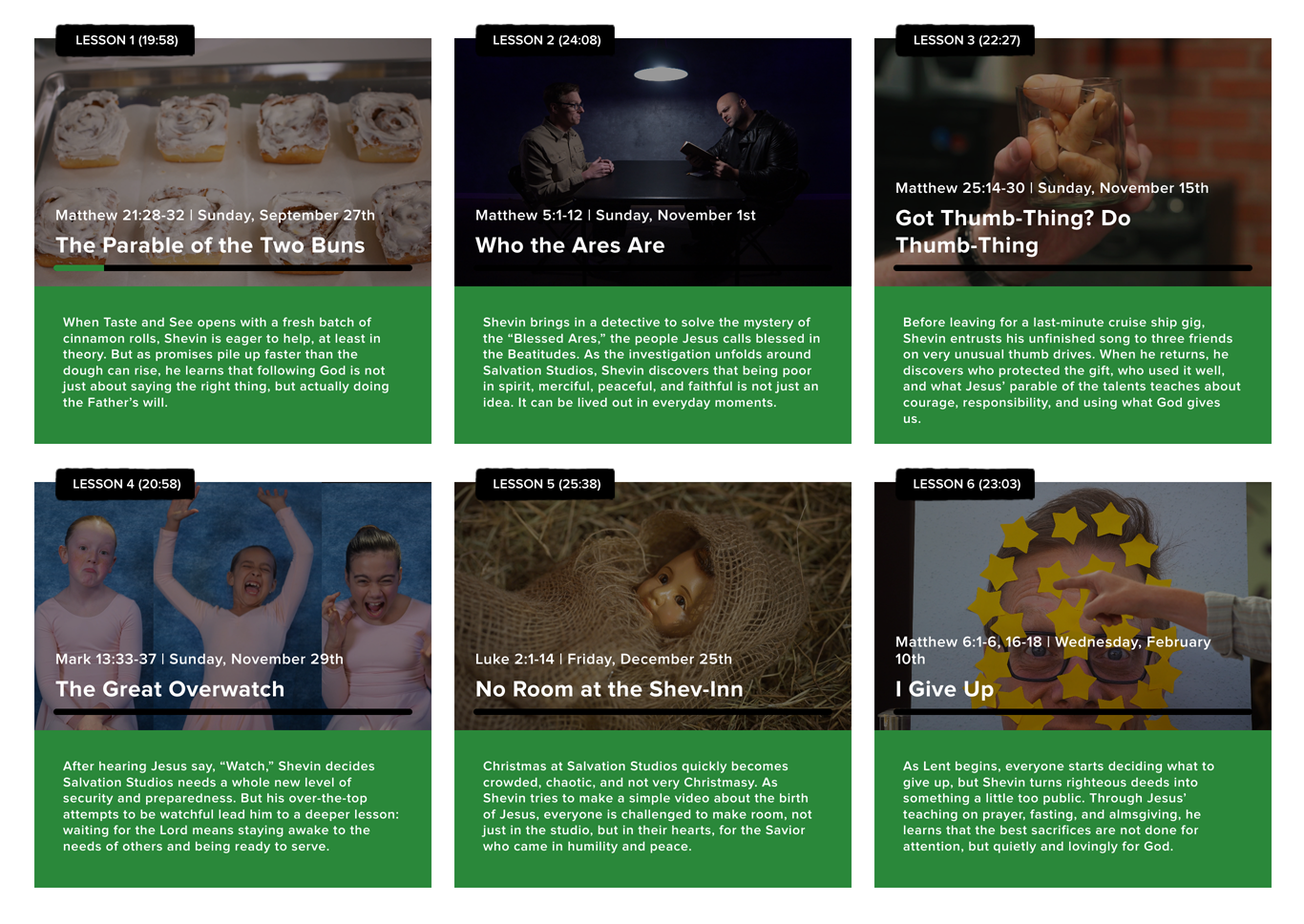 The Six Episodes